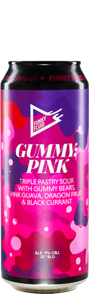 Funky Fluid  Gummy: Pink (Triple Pastry Sour) - Browarium